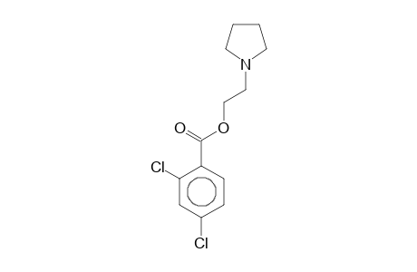 2,4-Dichlorobenzoic acid 2-(1-pyrrolidinyl)ethyl ester