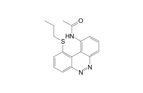 N-(1-propylsulfanylbenzo[c]cinnolin-10-yl)acetamide