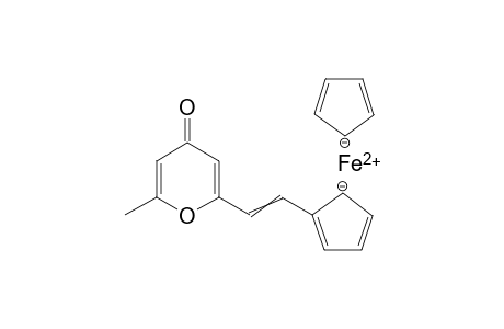 2-Ferrocenylvinyl-6-methyl-4H-pyran-4-one