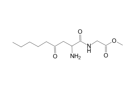 Glycine, N-(2-amino-1,4-dioxononyl)-, methyl ester, (S)-
