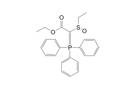 2-Ethylsulfinyl-2-triphenylphosphoranylidene-acetic acid ethyl ester