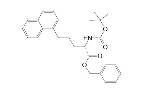 Benzyl 2-(S)-((tert-Butoxycarbonyl)amino)-5-naphthylpentanoate