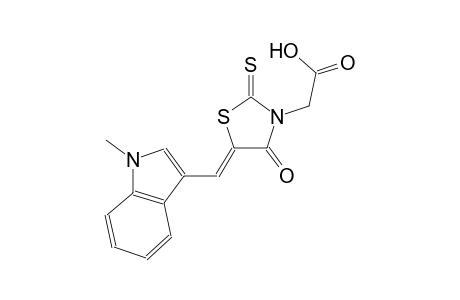{(5Z)-5-[(1-methyl-1H-indol-3-yl)methylene]-4-oxo-2-thioxo-1,3-thiazolidin-3-yl}acetic acid