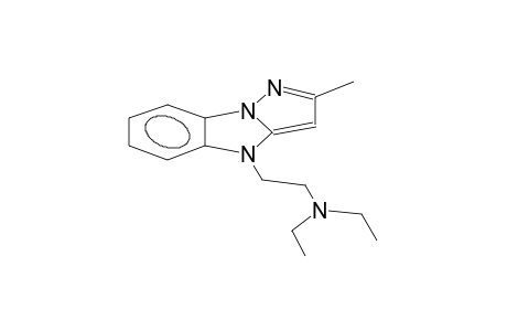 2-methyl-4-(2-diethylaminoethyl)benzo[d]pyrazolo[2,3-a]imidazole