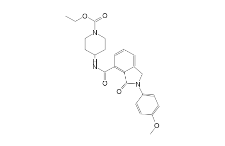 1-piperidinecarboxylic acid, 4-[[[2,3-dihydro-2-(4-methoxyphenyl)-3-oxo-1H-isoindol-4-yl]carbonyl]amino]-, ethyl ester