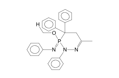 2,4,4-TRIPHENYL-6-METHYL-3-METHOXY-3-PHENYLIMINO-2,3,4,5-TETRAHYDRO-1,2,3-DIAZAPHOSPHORINE
