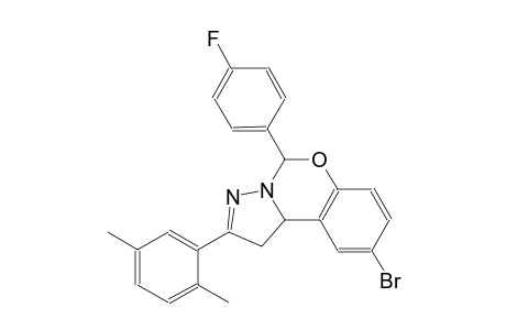 9-bromo-2-(2,5-dimethylphenyl)-5-(4-fluorophenyl)-1,10b-dihydropyrazolo[1,5-c][1,3]benzoxazine