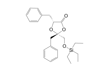 (2R,5R)-2,5-DIBENZYL-2-[[(TRIETHYLSILYL)-OXY]-METHYL]-1,3-DIOXOLA-4-ONE
