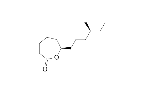 (-)-(6R,10S)-10-Methyl-6-dodecanolide