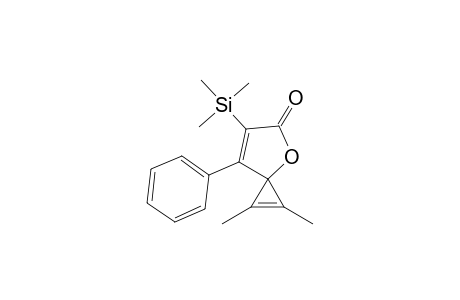 3'-(Trimethylsilyl)-4'-phenyl-1,2-dimethylspiro(cyclopropane-3,5'-2'(5'H)-furanone)