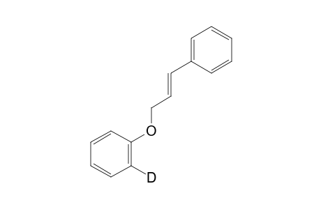 (E)-Phenyl 3-phenyl-2-propenyl ether d1 2