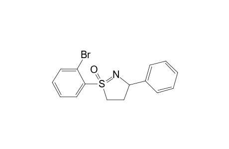 1-(2-Bromophenyl)-3-phenyl-4,5-dihydro-3H-isothiazole 1-oxide