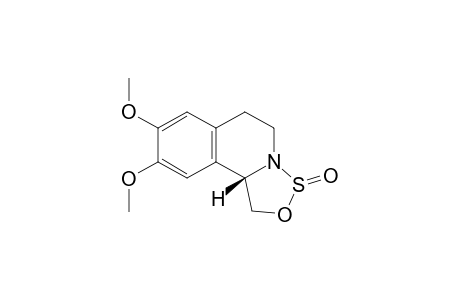 (10bS)-8,9-dimethoxy-1,5,6,10b-tetrahydrooxathiazolo[4,3-a]isoquinoline 3-oxide