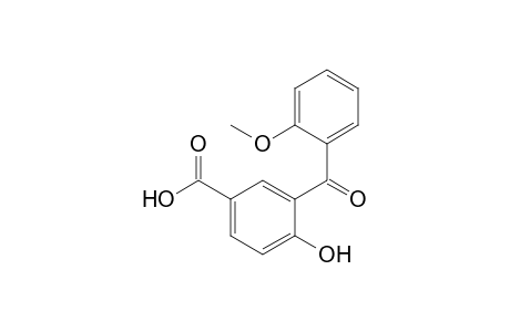 Benzoic acid, 4-hydroxy-3-(2-methoxybenzoyl)-