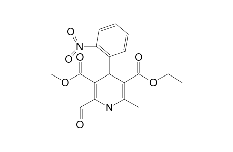 ETHYL-2-FORMYL-3-METHOXYCARBONYL-6-METHYL-4-(2-NITROPHENYL)-1,4-DIHYDROPYRIDINE-5-CARBOXYLATE