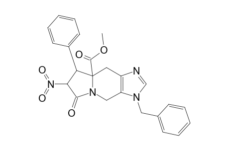 Methyl 3-benzyl-8-phenyl-7-nitro-6-oxo-3,4,6,7,8,9-hexahydro-3H-imidazo[4,5-f]indolizin-8a-carboxylate