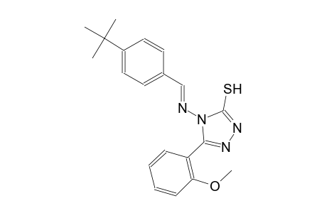 4-{[(E)-(4-tert-butylphenyl)methylidene]amino}-5-(2-methoxyphenyl)-4H-1,2,4-triazole-3-thiol