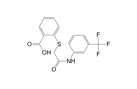 benzoic acid, 2-[[2-oxo-2-[[3-(trifluoromethyl)phenyl]amino]ethyl]thio]-