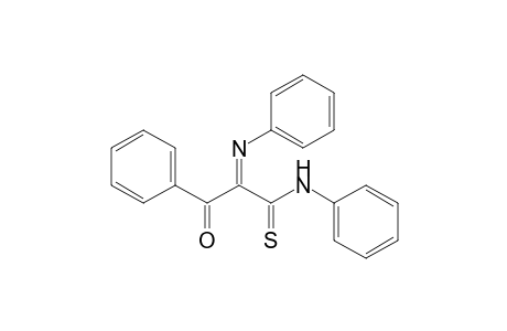 Benzenepropanethioamide, .beta.-oxo-N-phenyl-.alpha.-(phenylimino)-