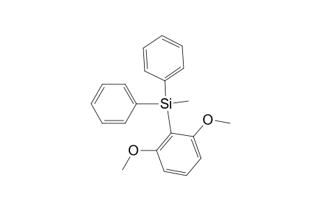 2-(Methyldiphenylsilyl)-1,3-dimethoxybenzene