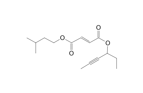 Fumaric acid, 3-methylbutyl hex-4-yn-3-yl ester