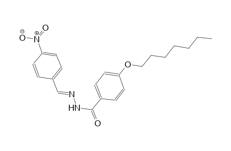 4-(heptyloxy)-N'-[(E)-(4-nitrophenyl)methylidene]benzohydrazide