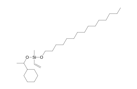 Silane, methylvinyl(1-cyclohexylethoxy)pentadecyloxy-