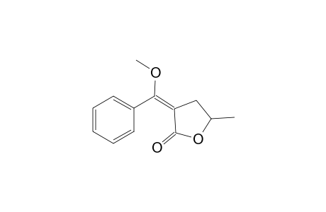 (3E)-3-[methoxy(phenyl)methylene]-5-methyl-tetrahydrofuran-2-one