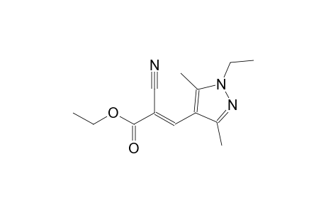 ethyl (2E)-2-cyano-3-(1-ethyl-3,5-dimethyl-1H-pyrazol-4-yl)-2-propenoate