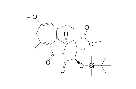 (2aS,3S)-7-methoxy-3-[(2'R,3'S)-2'-(t-butyldimethylsilyl)oxy-1'-oxobut-3'-yl]-9-methyl-1-oxo-2,2a,3,4,5,8-hexahydro-1H-benz[cd]azulene-3-carboxylic acid methyl ester