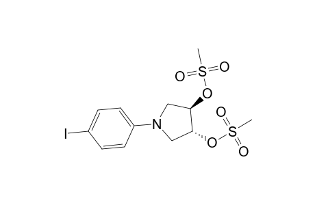 (3R,4R)-3,4-Bis(methanesulfonyloxy)-1-(4-iodophenyl)pyrrolidine