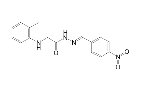 o-Tolylamino-acetic acid (4-nitro-benzylidene)-hydrazide