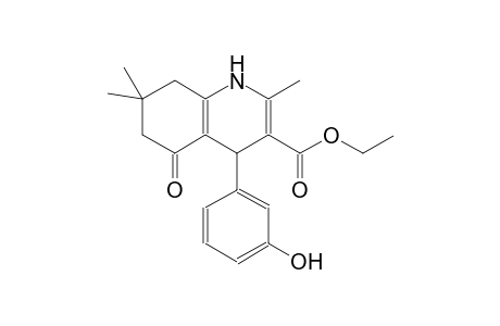 3-quinolinecarboxylic acid, 1,4,5,6,7,8-hexahydro-4-(3-hydroxyphenyl)-2,7,7-trimethyl-5-oxo-, ethyl ester