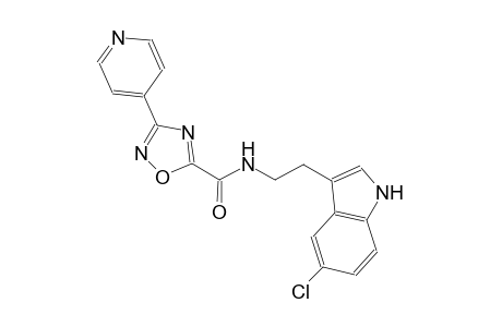 1,2,4-oxadiazole-5-carboxamide, N-[2-(5-chloro-1H-indol-3-yl)ethyl]-3-(4-pyridinyl)-