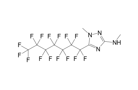 Methyl-[1-methyl-5-(1,1,2,2,3,3,4,4,5,5,6,6,7,7,7-pentadecafluoroheptyl)-1,2,4-triazol-3-yl]amine
