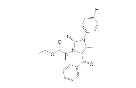1-[(Ethoxycarbonyl)amino]-3-(4'-fluorophenyl)-4-methyl-5-benzoyl-1,3-imidazolin-2-one
