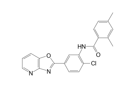 N-(2-Chloro-5-oxazolo[4,5-b]pyridin-2-yl-phenyl)-2,4-dimethyl-
