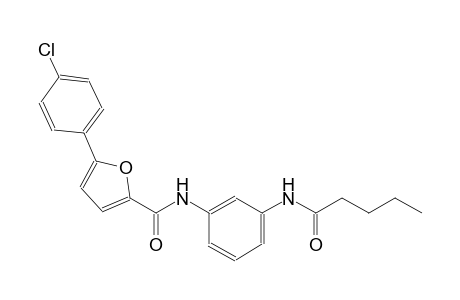 5-(4-chlorophenyl)-N-[3-(pentanoylamino)phenyl]-2-furamide