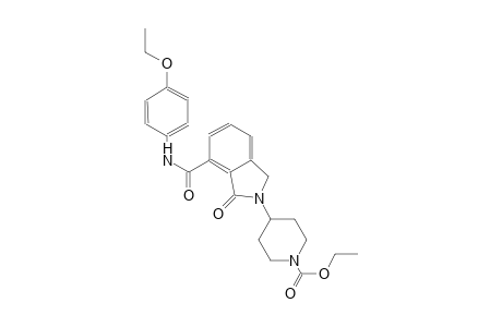ethyl 4-{7-[(4-ethoxyanilino)carbonyl]-1-oxo-1,3-dihydro-2H-isoindol-2-yl}-1-piperidinecarboxylate