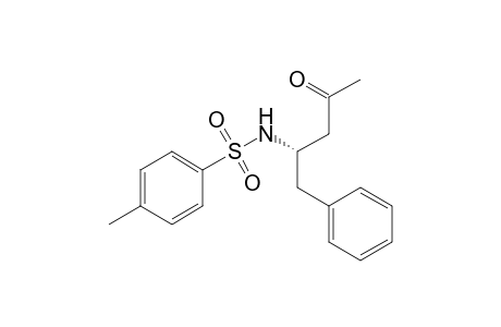 4-Methyl-N-[(2S)-4-oxidanylidene-1-phenyl-pentan-2-yl]benzenesulfonamide