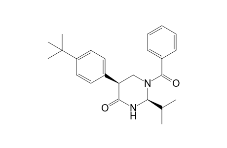 (2S,5S)-1-Benzoyl-5-(4-tert-butylphenyl)-2-isopropyltetrahydropyrimidin-4(1H)-one