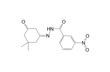 N'-[(1Z)-3,3-Dimethyl-5-oxocyclohexylidene]-3-nitrobenzohydrazide