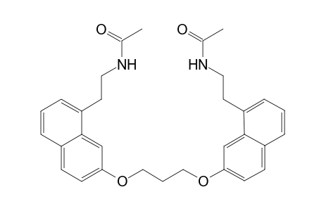 N-[2-(7-{3-[8-(2-Acetylaminoethyl)naphthalen-2-yloxy]-propoxy}-naphthalen-1-yl)ethyl]acetamide
