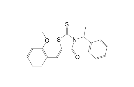 (5Z)-5-(2-methoxybenzylidene)-3-(1-phenylethyl)-2-thioxo-1,3-thiazolidin-4-one