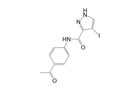 N-(4-acetylphenyl)-4-iodo-1H-pyrazole-3-carboxamide