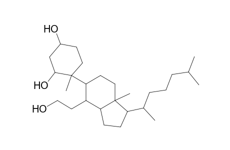 5,6-Secocholestane-1,3,6-triol, (1.beta.,3.alpha.,10.alpha.)-