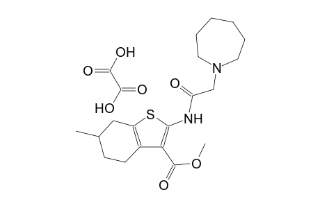 methyl 2-(2-(azepan-1-yl)acetamido)-6-methyl-4,5,6,7-tetrahydrobenzo[b]thiophene-3-carboxylate oxalate