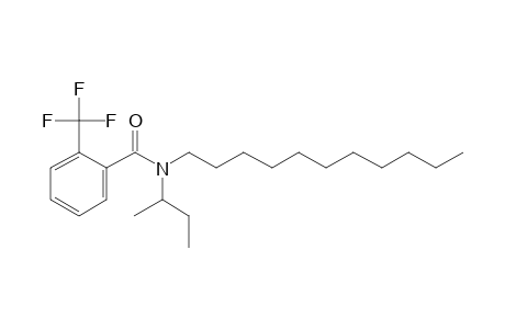 Benzamide, 2-trifluoromethyl-N-(2-butyl)-N-undecyl-