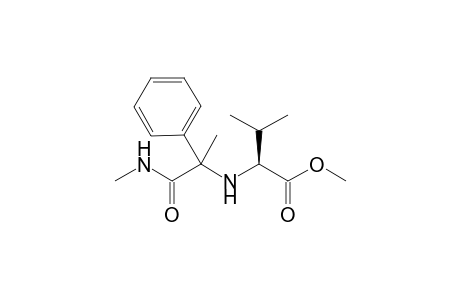 (2S)-2-[[2-keto-1-methyl-2-(methylamino)-1-phenyl-ethyl]amino]-3-methyl-butyric acid methyl ester