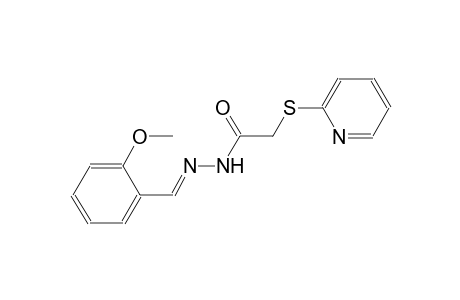 N'-[(E)-(2-methoxyphenyl)methylidene]-2-(2-pyridinylsulfanyl)acetohydrazide